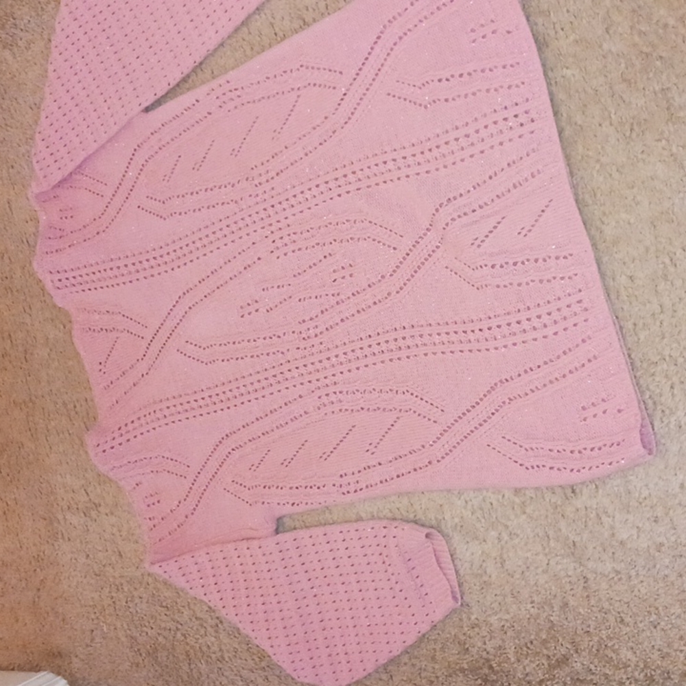 Womens size large pink sweater - Picture 5 of 5
